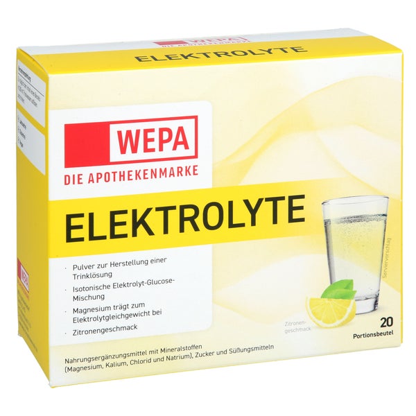 WEPA Elektrolyte 20er Packung 20X5,6 g