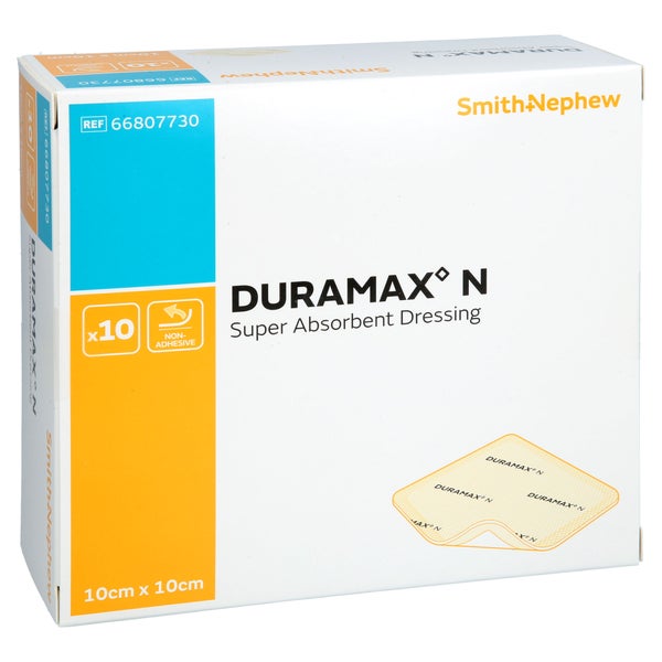 Duramax N Superabsorbierender Wundverband 10x10 Cm 10 St