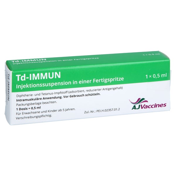 Td-immun Injektionssuspension Einzeldosis-fertigsp 1X0,5 ml