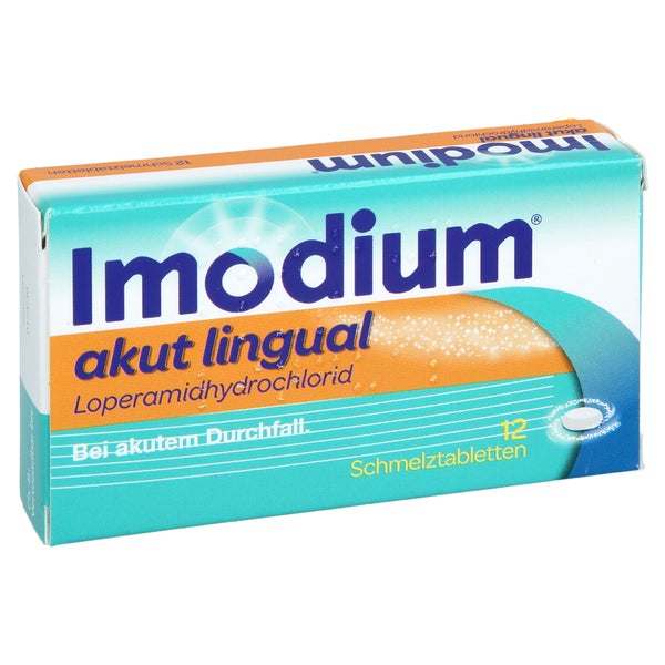 Imodium Akut Lingual Schmelztabletten 12 St
