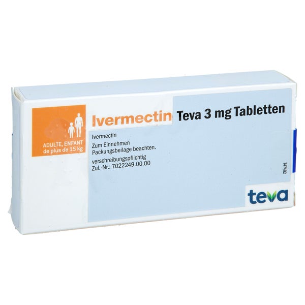 Ivermectin Teva 3 Mg Tabletten 6 St