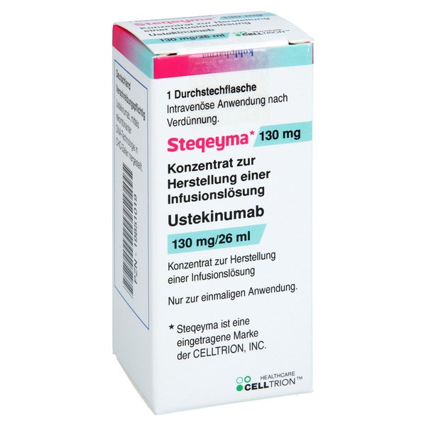 Steqeyma 130 Mg Konz.z.her.e.infusionslösung Dsfl. 1 St