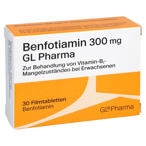 Benfotiamin 300 Mg Gl Pharma Filmtabletten 30 St