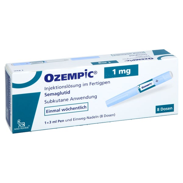 Ozempic 1 Mg Injektionslösung Im Fertigpen 8wochen 1 St