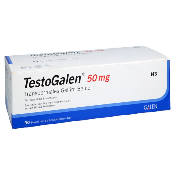 Testogalen 50 Mg Transdermales Gel Im Beutel 90X5 g