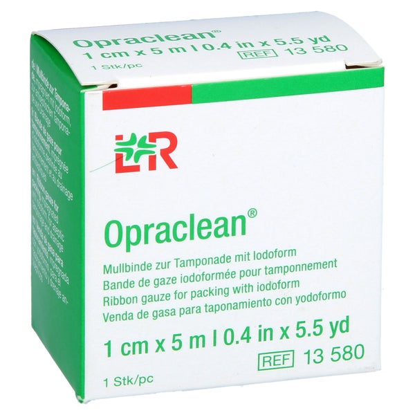 Opraclean Mullbinde Z.tampon.m.jodoform 1 Cmx5 M 1 St