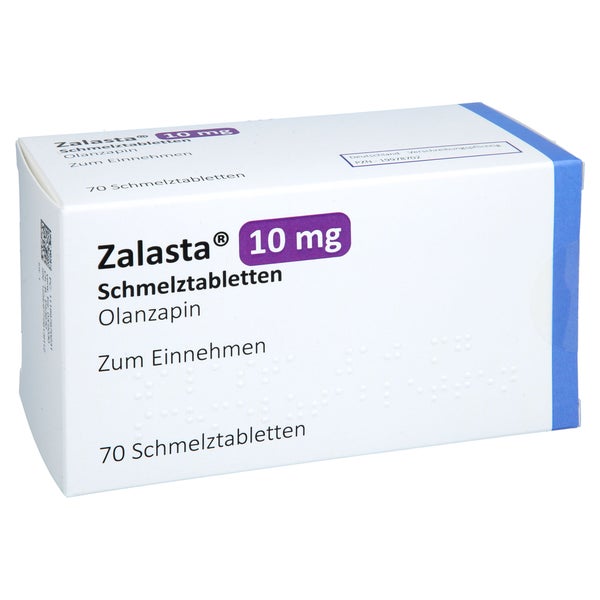 Zalasta 10 Mg Schmelztabletten 70 St