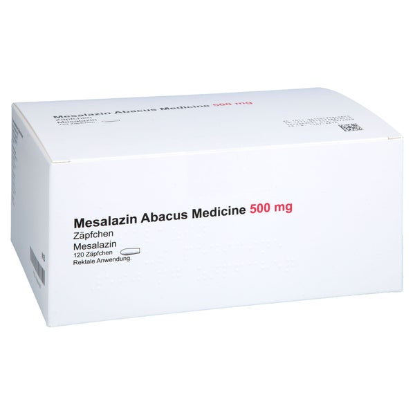 Mesalazin Abacus Medicine 500 Mg Zäpfchen 120 St
