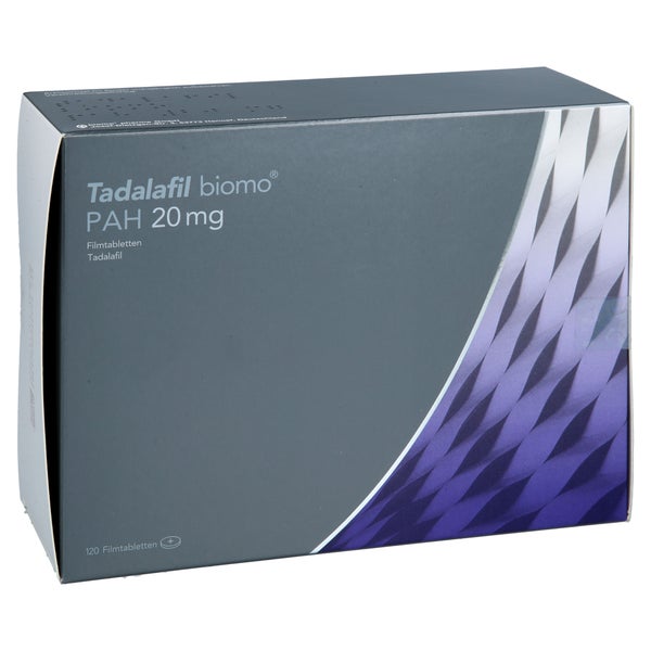 Tadalafil Biomo Pah 20 Mg Filmtabletten 120 St