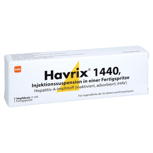 Havrix 1440 Impfdosis Inj.-susp.i.e.fertigspritze 1 St