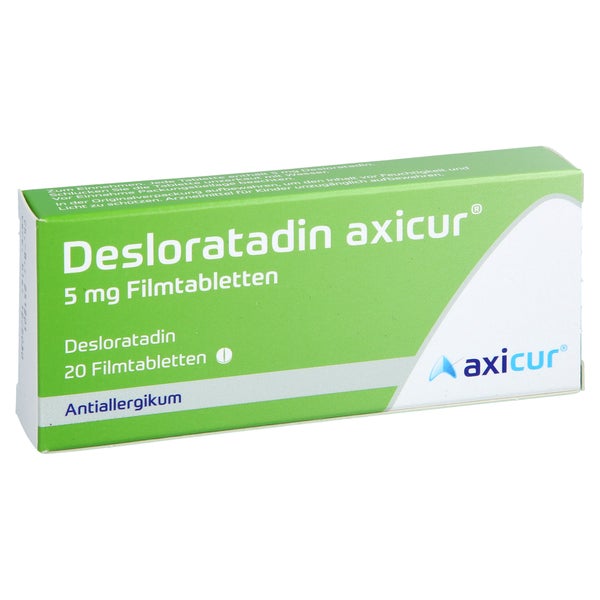 Desloratadin Axicur 5 Mg Filmtabletten 20 St