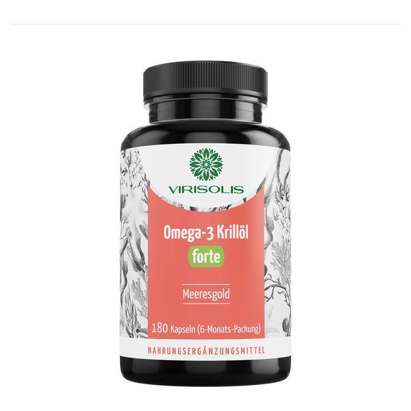 Virisolis Omega-3 Krillöl Forte Dha+epa Kapseln 180 St