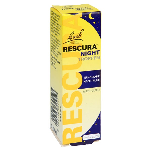 Bach RESCURA NIGHT Tropfen alkoholfrei 20 ml