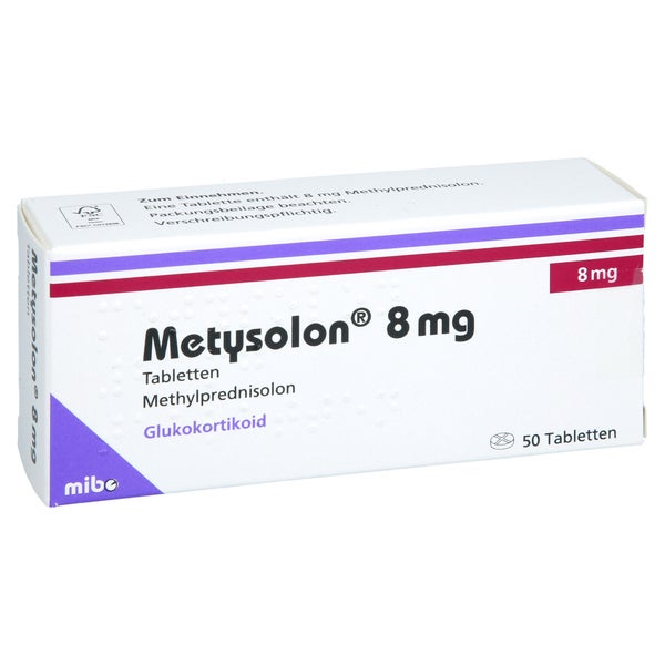 Metysolon 8 Mg Tabletten 50 St