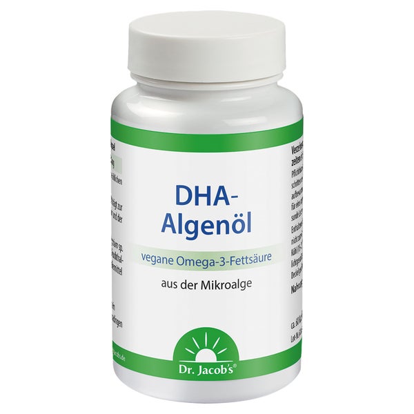 Dha-algenÖl Kapseln Omega-3 Vegan Dr.jacob's 60 St
