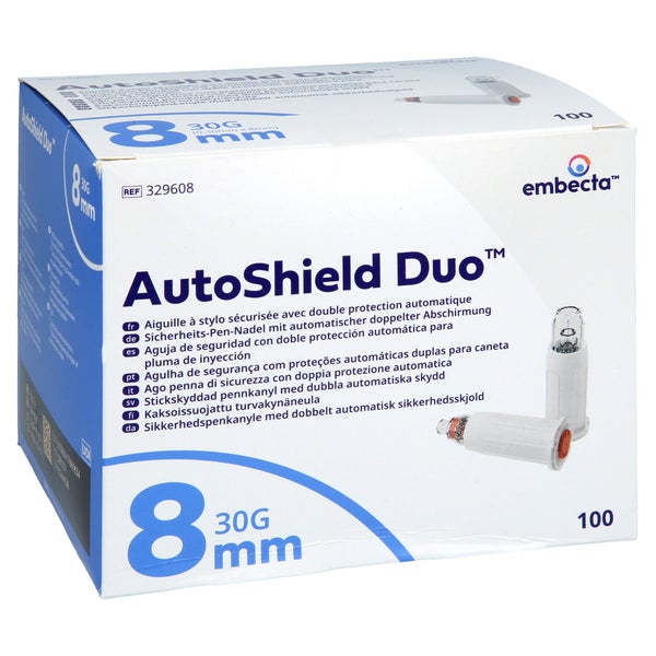 Autoshield Duo Sicherheits-pen-nadeln 8 Mm 100 St