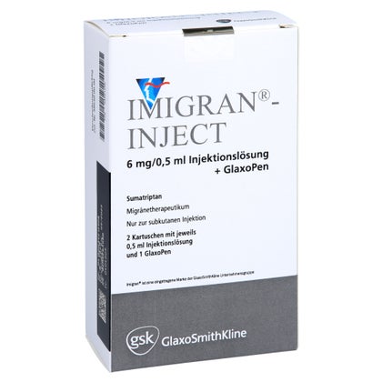 Imigran Injectabil IMIGRAN-Inject + 1 Glaxopen Inj.-Lsg.i.e.Fertigsp. 2 St mit E-Rezept ...
