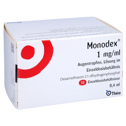MONODEX 1 mg/ml Augentropfen i.Einzeldosisbehältn. 50X0,4 ml mit E ...