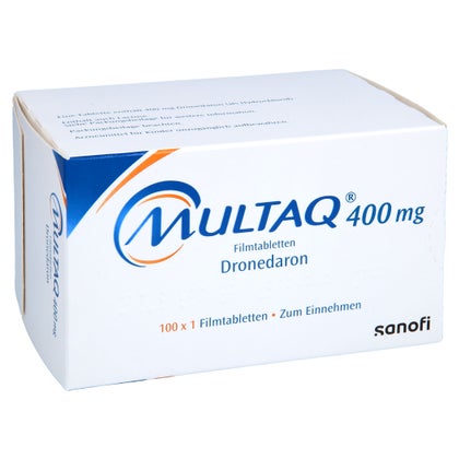 Multaq 400 mg Filmtabletten 100 St mit E-Rezept kaufen | DocMorris