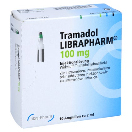 TRAMADOL LIBRAPHARM 100 mg Injekt.-/Infus.-Lsg. 10 St mit E-Rezept ...