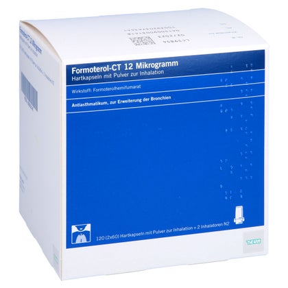FORMOTEROL-CT 12 Mikrogramm Hartkps.m.Plv.z.Inhal. 120 St mit E-Rezept ...