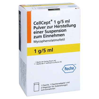 CELLCEPT 1 g/5 ml Pulver z.Herstell.e.Susp.z.Einn. 110 g mit E-Rezept ...