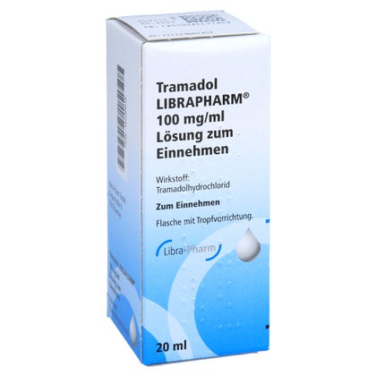 TRAMADOL LIBRAPHARM 100 mg/ml Lsg.z.Einn.m.Tropfer 20 ml mit E-Rezept ...