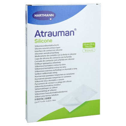 Atrauman Silicone Steril 7,5x10 cm Kompr 10 St online kaufen | DocMorris