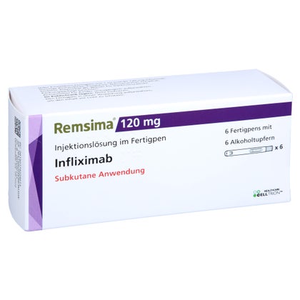 Resema Injection REMSIMA 120 mg Injektionslösung im Fertigpen 6 St mit E-Rezept kaufen ...