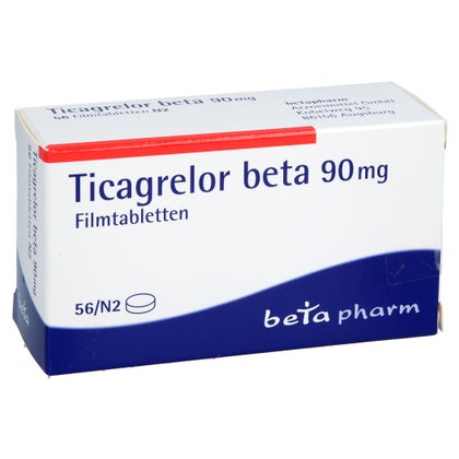 Ticagrelor Beta 90 Mg Filmtabletten 56 St Mit E Rezept Kaufen DocMorris ticagrelor-beta-90-mg-filmtabletten-56-st-mit-e-rezept-kaufen-docmorris