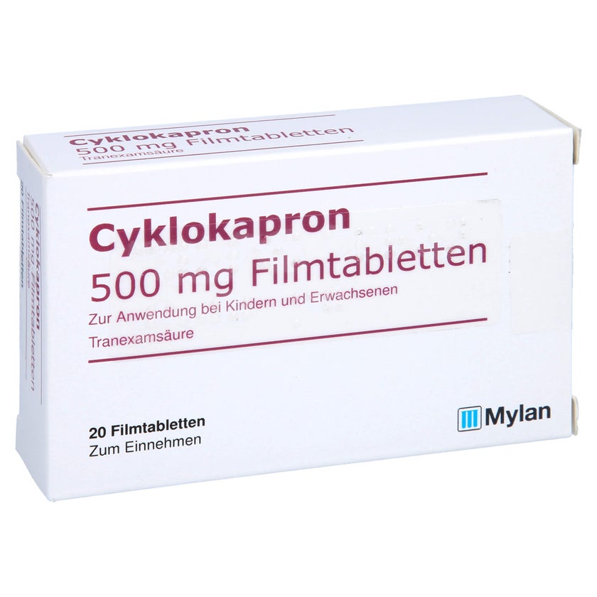 Moris Tablet Cyklokapron Filmtabletten 20 St mit E-Rezept kaufen | DocMorris