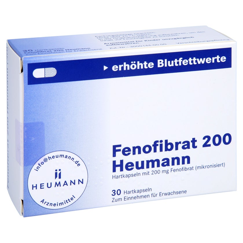 Fenofibrat 200 Heumann Hartkapseln 30 St