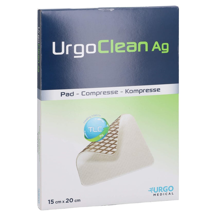Urgoclean Ag Kompressen 15x20 cm steril 5 St