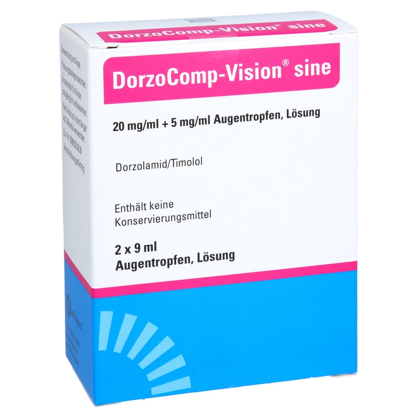 Dorzocomp-vision Sine 20 Mg/ml+5 Mg/ml Augentr. 2X9 ml mit E-Rezept ...