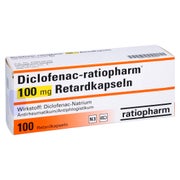 DICLOFENAC-ratiopharm 100 mg Retardkapseln 100 St