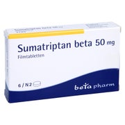 Sumatriptan beta 50 mg Filmtabletten 6 St