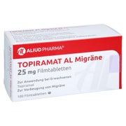TOPIRAMAT AL Migräne 25 mg Filmtabletten 100 St