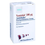 VENTOLAIR 100 µg 100 Hub Autohaler Dosieraerosol 1 St