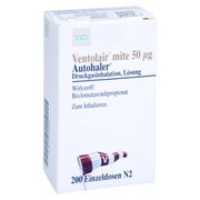 VENTOLAIR mite 50 µg 200 Hub Autoh.Dosieraerosol 1 St