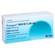 PUREGON 900 I.E./1,08 ml Injekt.-Lsg.i.Pat.+9 Nad. 1 St