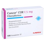 Concor COR 7,5 mg Filmtabletten 100 St