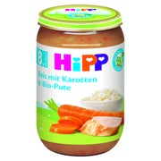 HIPP Menü Feiner Reis m.Karotten u.Bio-P 220 g