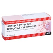 LISINOPRIL comp. AbZ 10/12,5 mg Tabletten 50 St