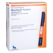 NOVORAPID FlexPen 100 E/ml Inj.-Lsg.i.e.Fertigpen 10X3 ml