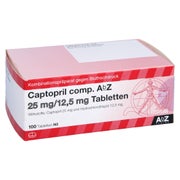 CAPTOPRIL comp. AbZ 25 mg/12,5 mg Tabletten 100 St