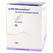 BD Microtainer Lanzette lila 30 G 1,5 mm 200 St