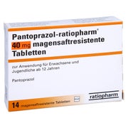 PANTOPRAZOL-ratiopharm 40 mg magensaftr.Tabletten 14 St