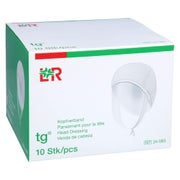 Produktabbildung: TG Kopfverband weiß 10 St