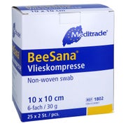 Vlieskompressen Steril 10x10 cm 6fach 25X2 St