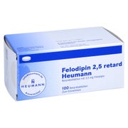 Felodipin 2,5 mg retard Heumann Tabl. 100 St